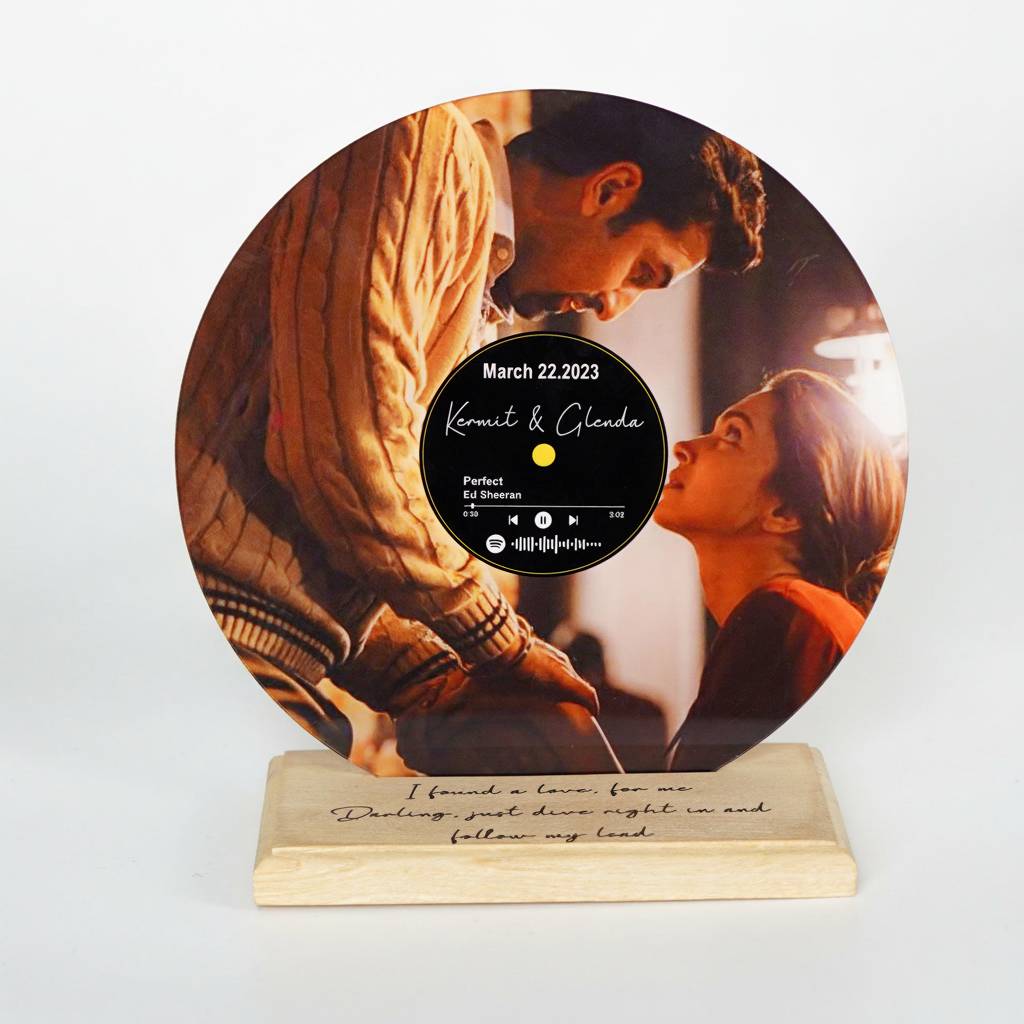Custom Acrylic Vinyl Record Plaque
