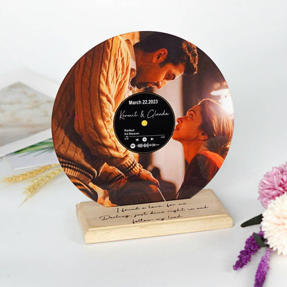 Custom Acrylic Vinyl Record Plaque