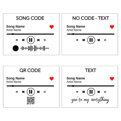 Custom Song Rectangle Acrylic Plaque