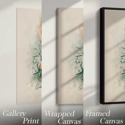 Custom Where it all began Couple Map Print