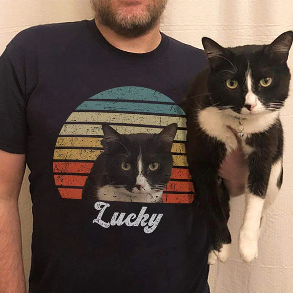 Vintage Retro Custom Pet T-Shirt