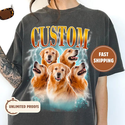 Comfort Colors® Custom Bootleg  Pet T-Shirt