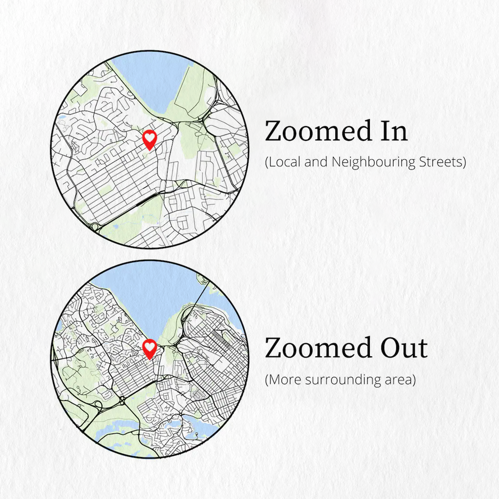 Custom Where it all began Couple Map Print