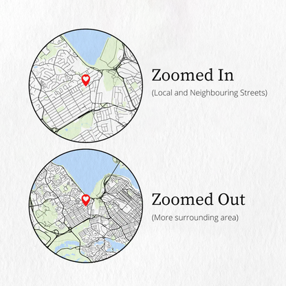 Custom Where it all began Couple Map Print